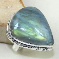 Lb 0692b bague chevaliere t56 labradorite verte achat vente bijou argent 925