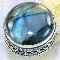 Lb 0698a bague chevaliere t59 labradorite achat vente bijou argent 926