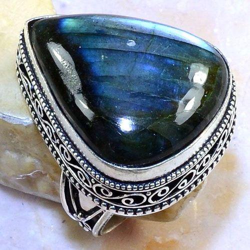Lb 0704b bague chevaliere t58 labradorite achat vente bijou argent 925