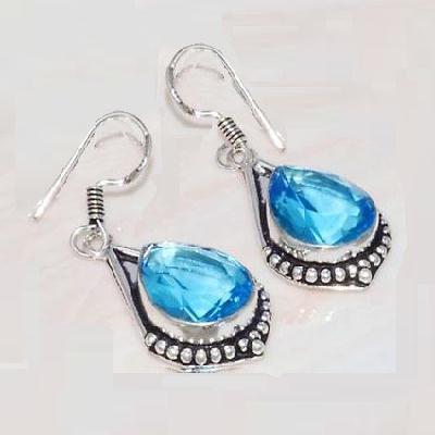 Lb 0726b collier boucles oreilles parure labradorite topaze bleue achat vente bijou argent 925