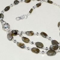 Lb 0727c collier sautoir parure sautoir labradorite 48gr achat vente bijou argent 925