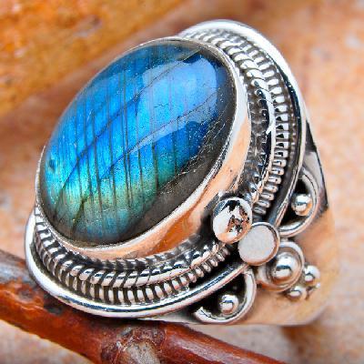 Lb 0785b bague chevaliere t58 labradorite 8gr 13x23mm achat vente bijou argent 925