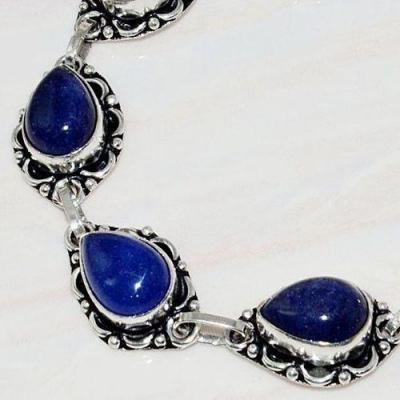Lpc 038 bracelet lapis lazuli bijou ethnique tibet afghan afghanistan argent 925 2 