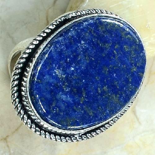 Lpc 126c bague t62 lapis lazuli argent 925 achat vente 1