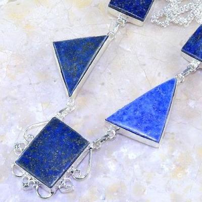 Lpc 144b collier parure lapis lazuli corail achat vente bijou argent 925
