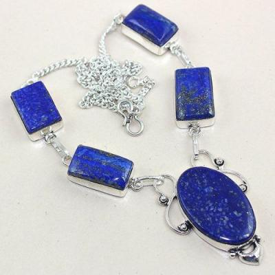 Lpc 157a collier parure sautoir lapis lazuli ethnique afghanistan achat vente bijou argent 925