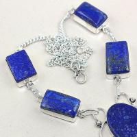 Lpc 157c collier parure sautoir lapis lazuli ethnique afghanistan achat vente bijou argent 925