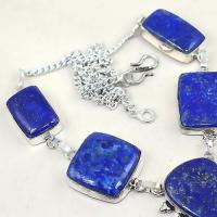Lpc 159c collier parure sautoir lapis lazuli ethnique afghanistan achat vente bijou argent 925