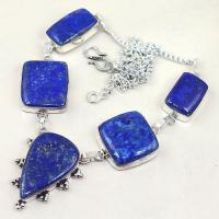 Lpc 159d collier parure sautoir lapis lazuli ethnique afghanistan achat vente bijou argent 925