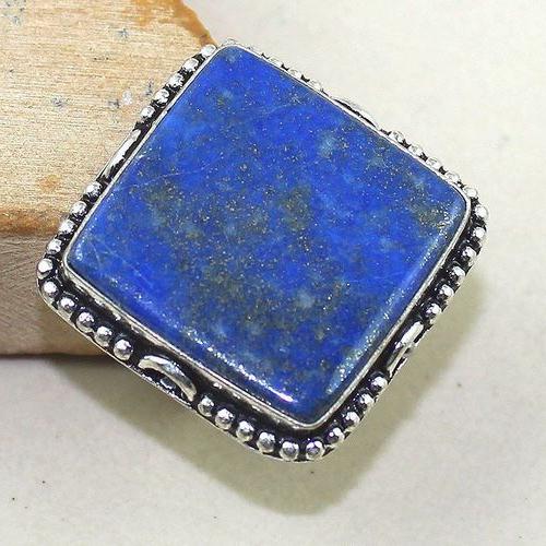 Lpc 165b bague t58 lapis lazuli bijou ethnique afghanistan afghan argent 925 achat vente