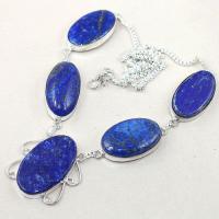 Lpc 166d collier parure sautoir lapis lazuli ethnique afghanistan achat vente bijou argent 925