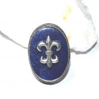 Lpc 173 bague royale lapis lazuli t57 18gr argent 1 