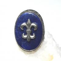 Lpc 173 bague royale lapis lazuli t57 18gr argent 3 