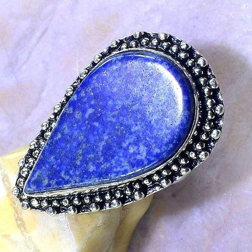 Lpc 185c bague chevaliere t58 lazuli bijou ethnique afghan argent 925 achat vente