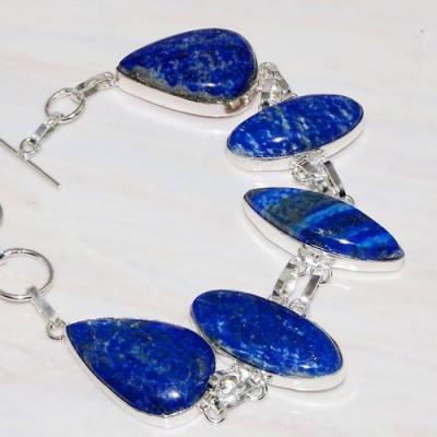 Lpc 205b bracelet lapis lazuli bleu bijou ethnique tibet afghanistan argent 925 achat vente
