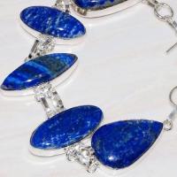 Lpc 205c bracelet lapis lazuli bleu bijou ethnique tibet afghanistan argent 925 achat vente