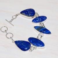 Lpc 205d bracelet lapis lazuli bleu bijou ethnique tibet afghanistan argent 925 achat vente
