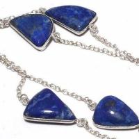 Lpc 215 collier parure sautoir pendant 18gr lapis lazuli 15x20mm bijoux ethnique 3