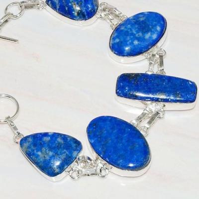 Lpc 219c bracelet lapis lazuli bleu ethnique tibet afghan afghanistan argent 925 achat vente