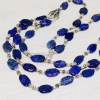 Lpc 225bt collier sautoir parure 55gr lapis lazulibijou ethnique tibet afghan argent achat vente