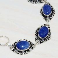 Lpc 235b bracelet lapis lazuli bleu ethnique tibet afghan afghanistan argent 925 achat vente