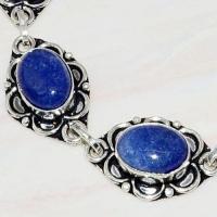 Lpc 235c bracelet lapis lazuli bleu ethnique tibet afghan afghanistan argent 925 achat vente