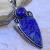 Lpc 246c pendentif pendant lapis lazuli bleu bijou ethnique egyptien afghanistan argen achat vente