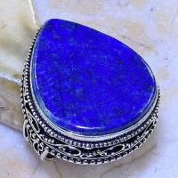 Lpc 250b bague chevaliere t59 lapis lazuli 10x15mm bijou ethnique afghan argent 925 achat vente