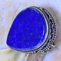 Lpc 250c bague chevaliere t59 lapis lazuli 10x15mm bijou ethnique afghan argent 925 achat vente