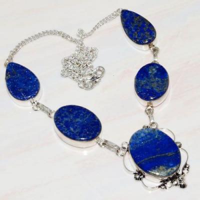 Lpc 269a collier sautoir parure 39gr lapis lazuli bijou ethnique tibet afghan argent achat vente