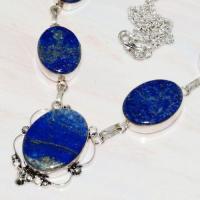 Lpc 269b collier sautoir parure 39gr lapis lazuli bijou ethnique tibet afghan argent achat vente