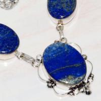 Lpc 269c collier sautoir parure 39gr lapis lazuli bijou ethnique tibet afghan argent achat vente