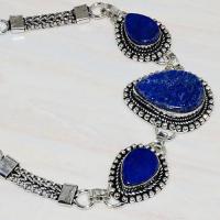 Lpc 270b bracelet lapis lazuli 22x15mm egyptien afghan bijou argent 925 achat vente