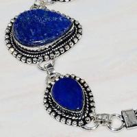 Lpc 270c bracelet lapis lazuli 22x15mm egyptien afghan bijou argent 925 achat vente