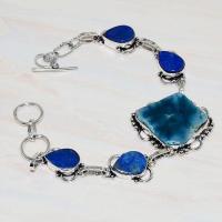 Lpc 271d bracelet lapis lazuli agate solar egyptien afghan bijou argent 925 achat vente