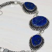 Lpc 273c bracelet lapis lazuli 20x15mm egyptien afghan bijou argent 925 achat vente