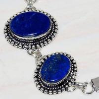 Lpc 277d bracelet 25gr lapis lazuli 25mm egyptien afghan bijou argent 925 achat vente