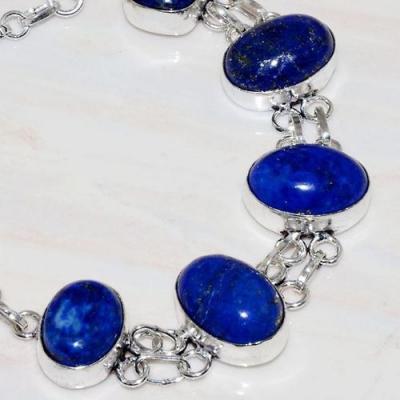Lpc 279b bracelet 26gr lapis lazuli 12x16mm egyptien afghan bijou argent 925 achat vente
