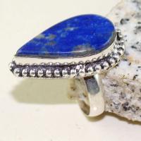 Lpc 284a bague chevaliere t62 lapis lazuli 22x14mm bijou ethnique afghan argent 925 achat vente