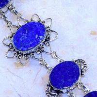 Lpc 301c bracelet 30gr lapis lazuli 18x24a tibet chine afghan bijou argent 925 achat vente