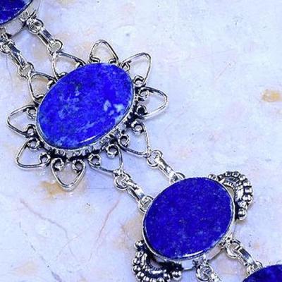 Lpc 301b bracelet 30gr lapis lazuli 18x24a tibet chine afghan bijou argent 925 achat vente