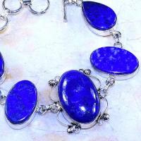 Lpc 302b bracelet 30gr lapis lazuli 18x30a tibet chine afghan bijou argent 925 achat vente