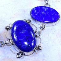 Lpc 302c bracelet 30gr lapis lazuli 18x30a tibet chine afghan bijou argent 925 achat vente