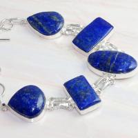 Lpc 307b bracelet 33gr lapis lazuli 18x30a tibet chine afghan bijou argent 925 achat vente