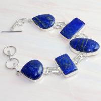 Lpc 307d bracelet 33gr lapis lazuli 18x30a tibet chine afghan bijou argent 925 achat vente
