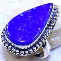 Lpc 330a bague chevaliere t62 18x30mm lapis lazuli medievale afghan bijou argent 925 achat vente