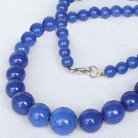 Lpc 331d collier parure sautoir lapis lazuli 6 14mm tibet chine afghan bijou argent 925 achat vente