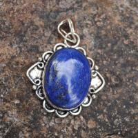 Lpc 344e pendentif lapis lazuli achat vente bijou ethnique egyptien afghan argent 925 lp9935