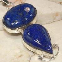 Lpc 349c pendentif lapis lazuli achat vente bijou ethnique egyptien afghan argent 925 lp9935