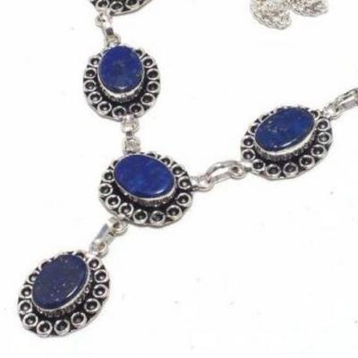 Lpc 371d collier sautoir parure 29gr lapis lazuli ethnique afghan argent achat vente